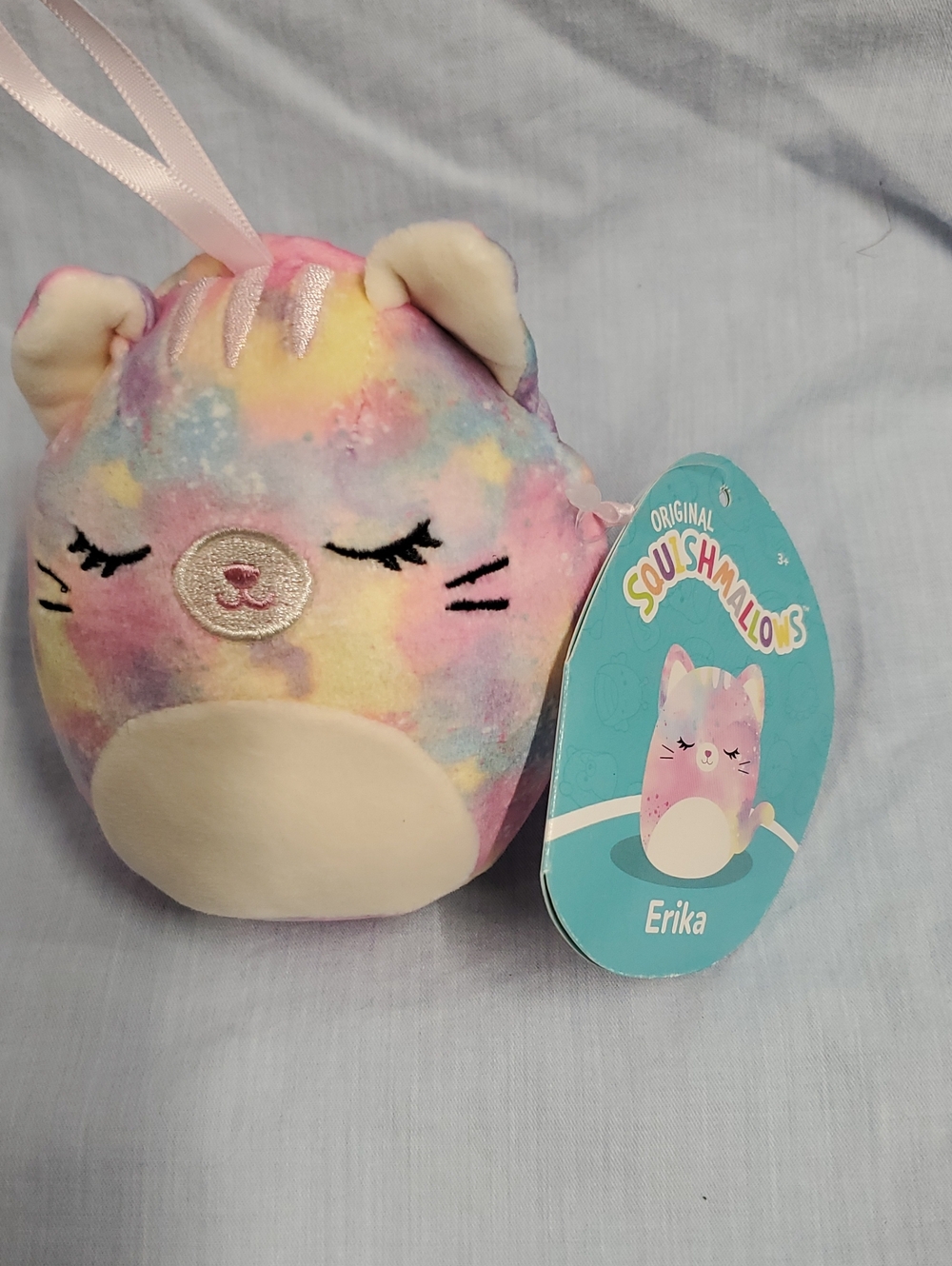 Squishmallows Erika Pastel Rainbow Cat Plush - Multicolor